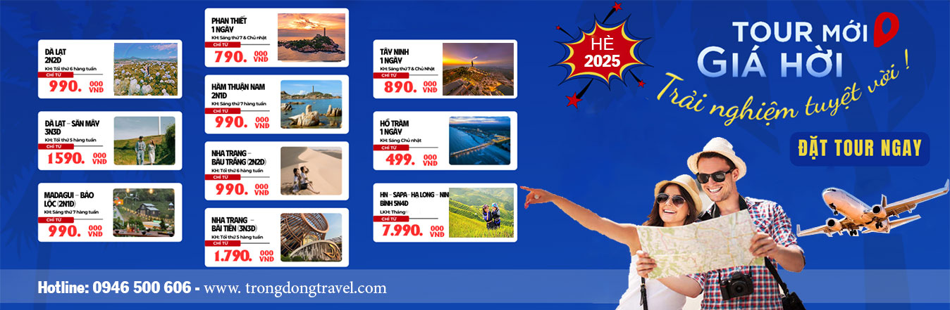 Tour Hè giá rẻ 2025 khởi hành tại TP HCM