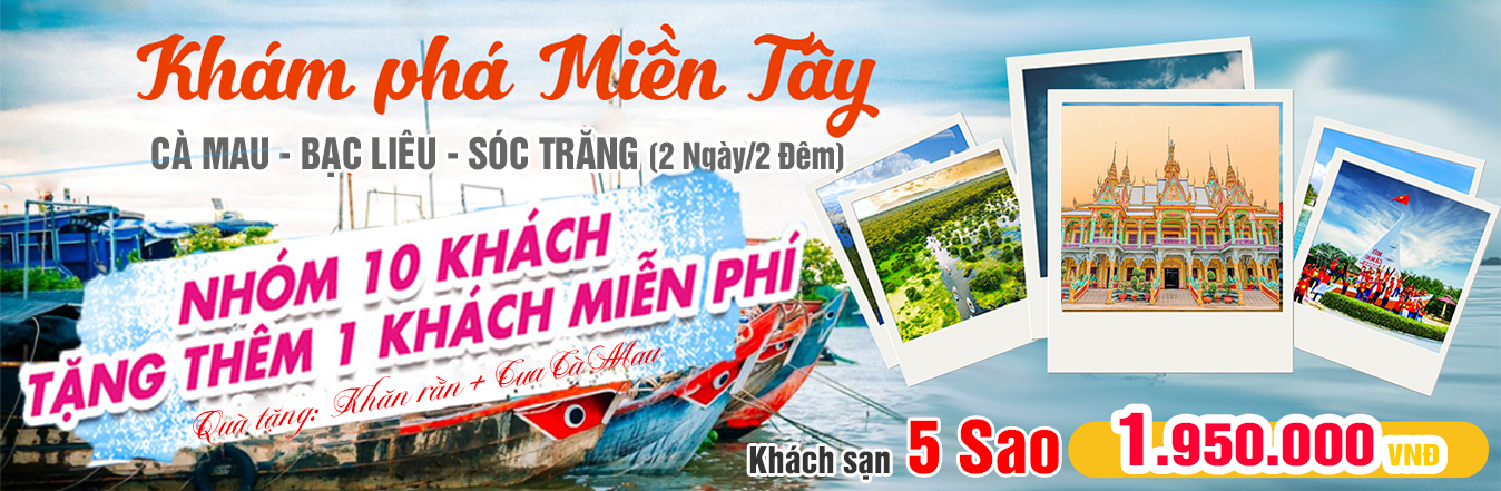 Tour du lịch Mũi Cà Mau giá rẻ